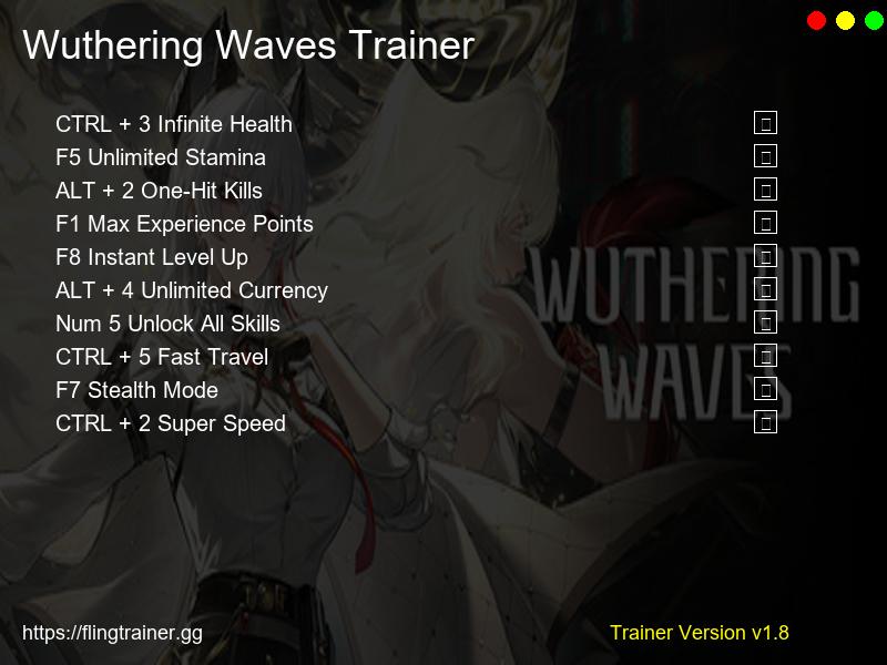 Wuthering Waves Trainer Fling