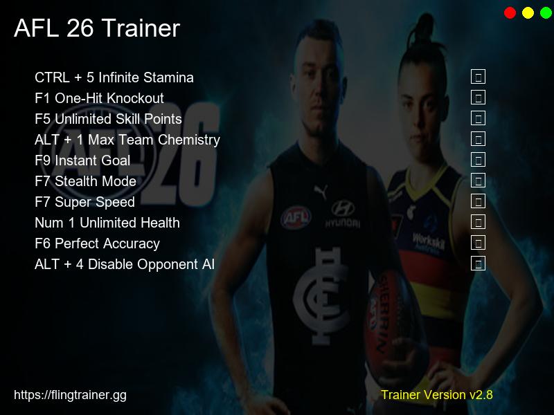 AFL 26 Trainer Fling