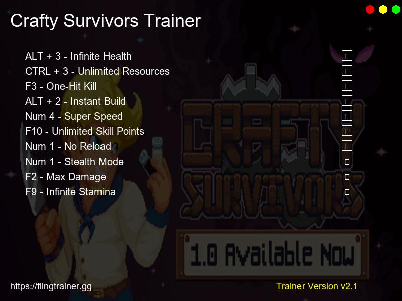 Crafty Survivors Trainer Fling