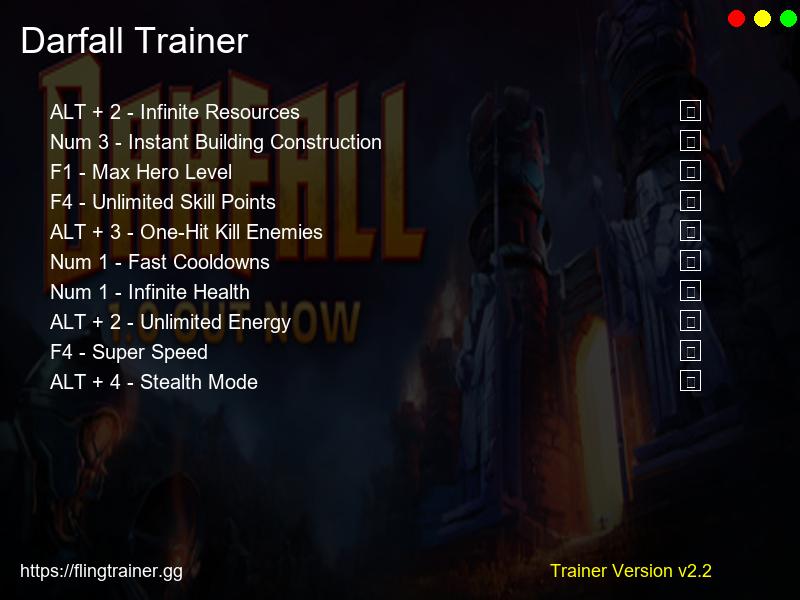 Darfall Trainer Fling