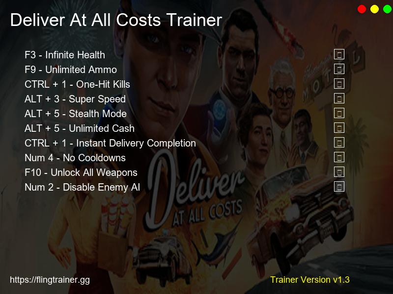 Deliver At All Costs Trainer Fling