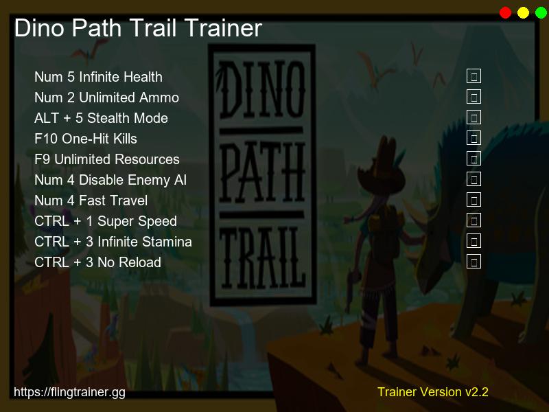 Dino Path Trail Trainer Fling