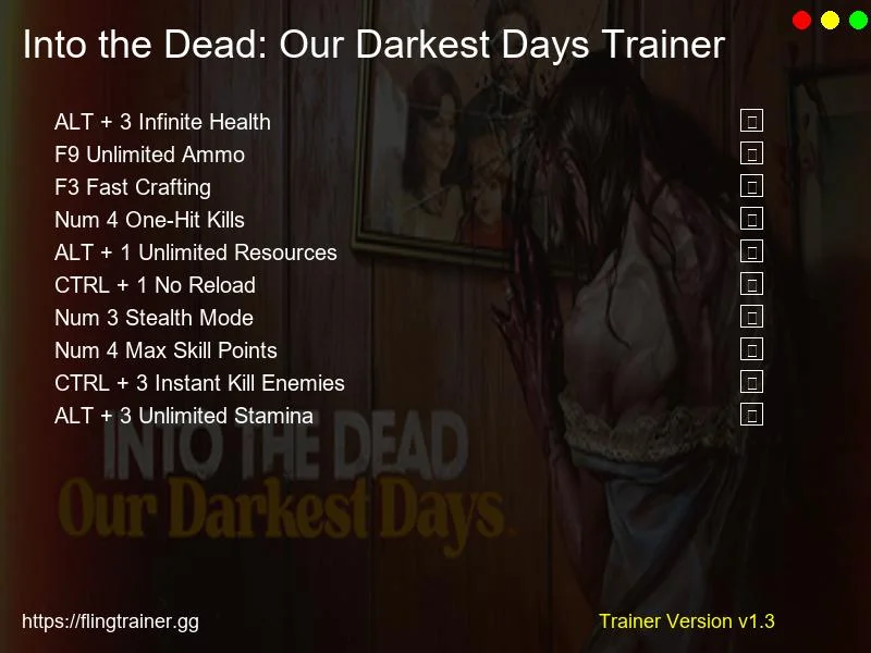 Into the Dead: Our Darkest Days Trainer Fling