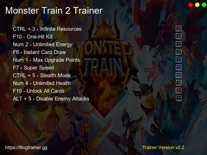 Monster Train 2 Trainer Fling