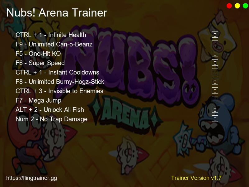 Nubs! Arena Trainer Fling