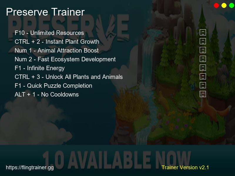 Preserve Trainer Fling