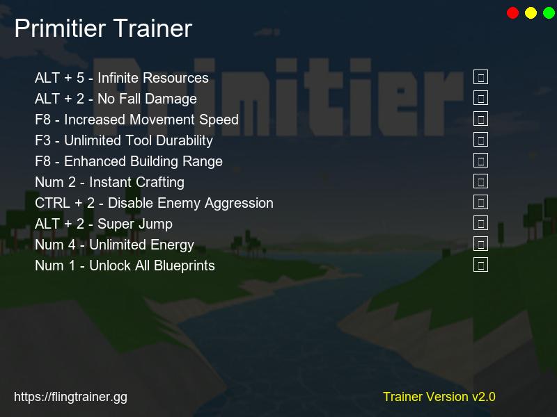 Primitier Trainer Fling