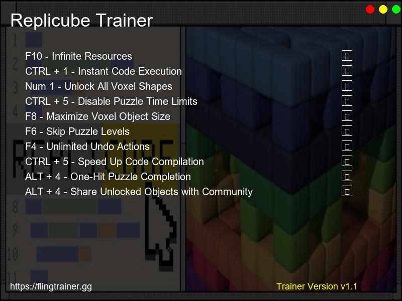 Replicube Trainer Fling