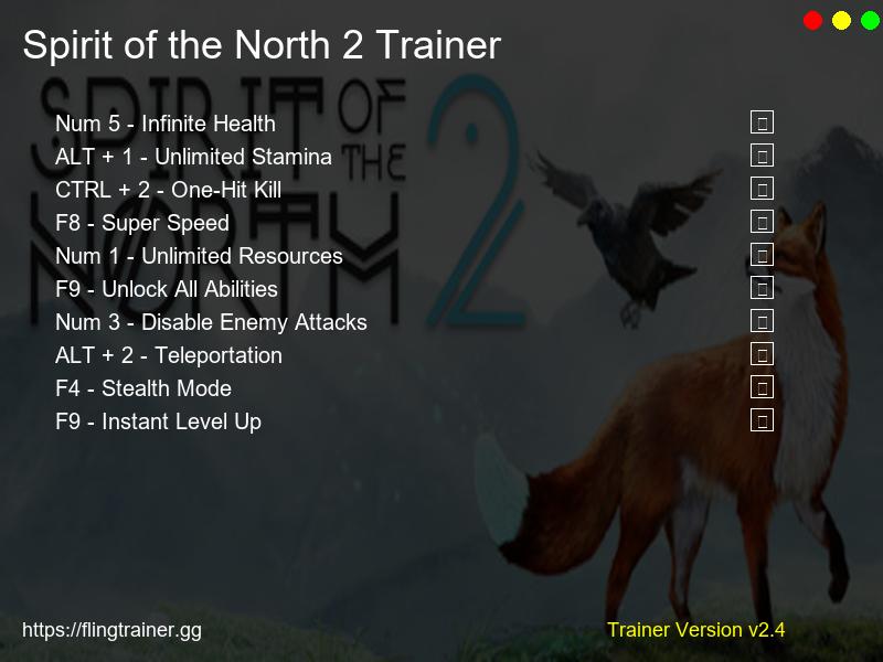 Spirit of the North 2 Trainer Fling