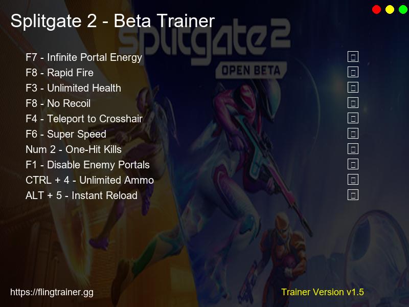 Splitgate 2 - Beta Trainer Fling
