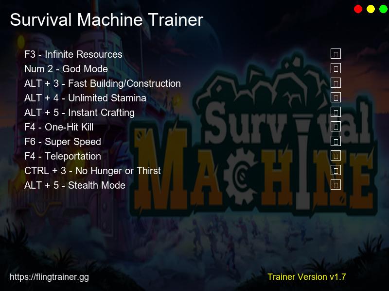 Survival Machine Trainer Fling