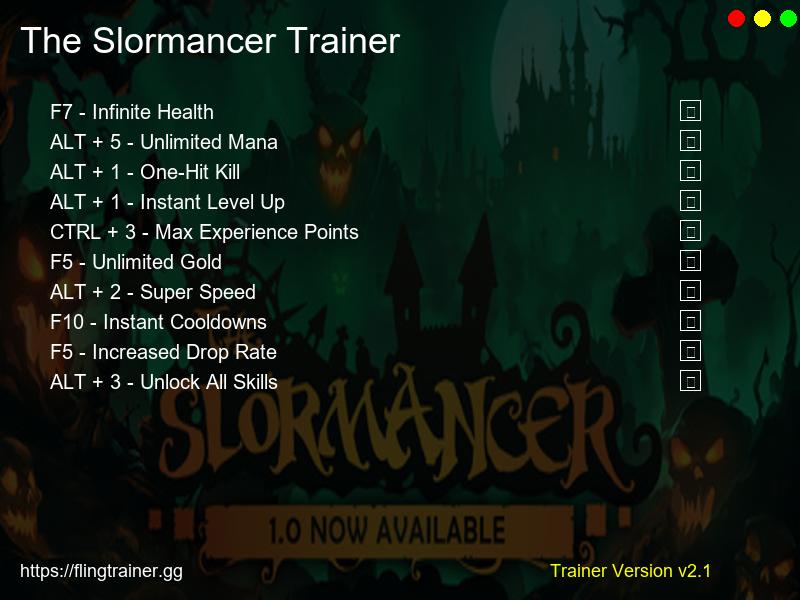 The Slormancer Trainer Fling