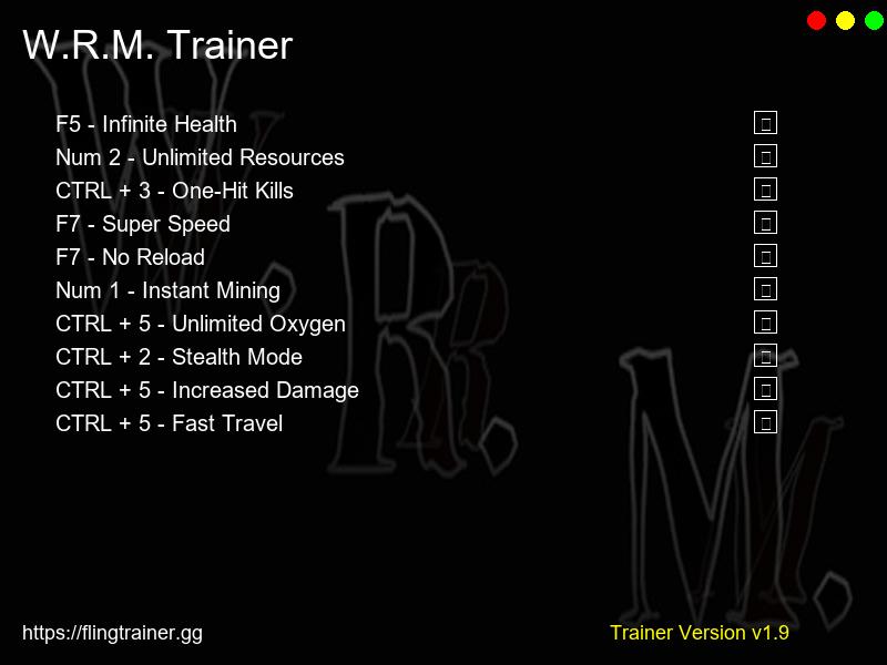 W.R.M. Trainer Fling