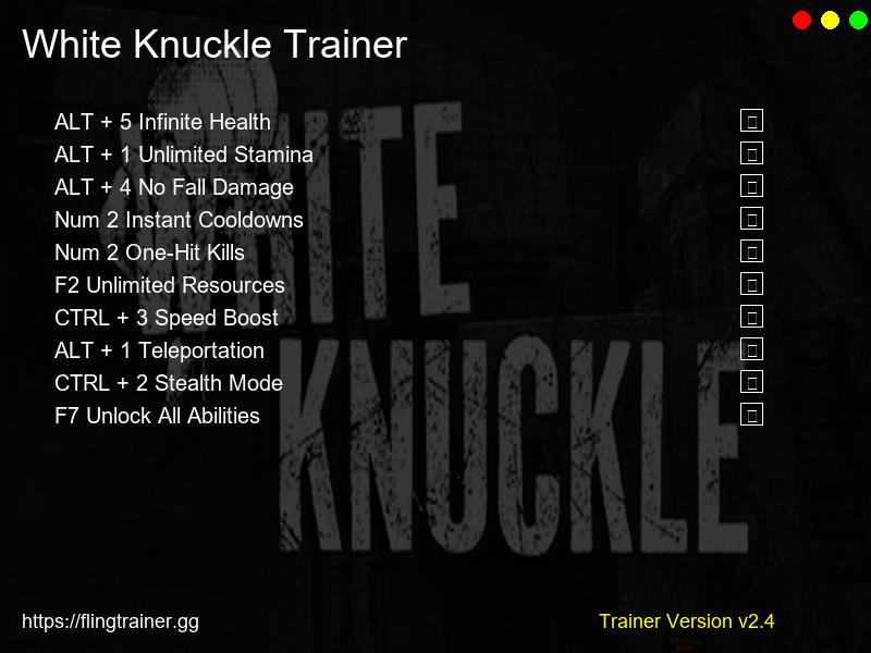 White Knuckle Trainer Fling