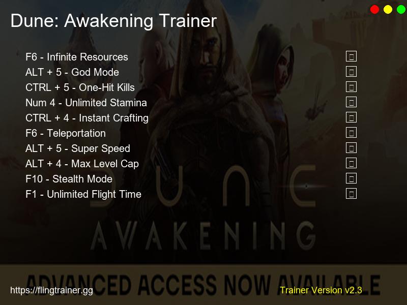 Dune: Awakening Trainer Fling