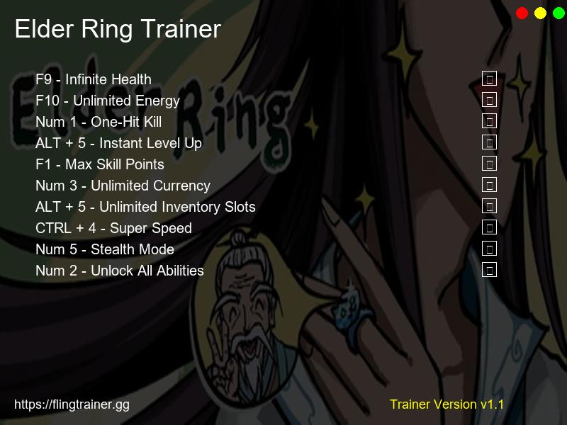 Elder Ring Trainer Fling