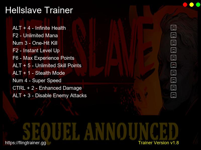 Hellslave Trainer Fling