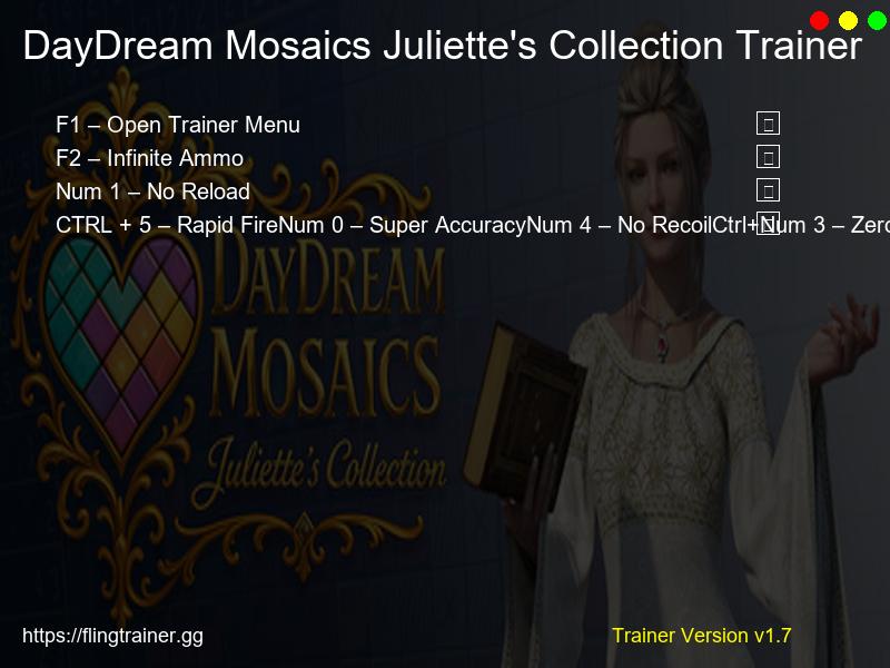 DayDream Mosaics Juliette's Collection Trainer Fling