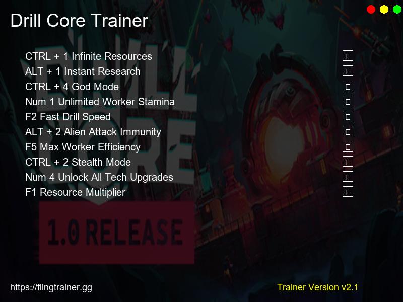 Drill Core Trainer Fling