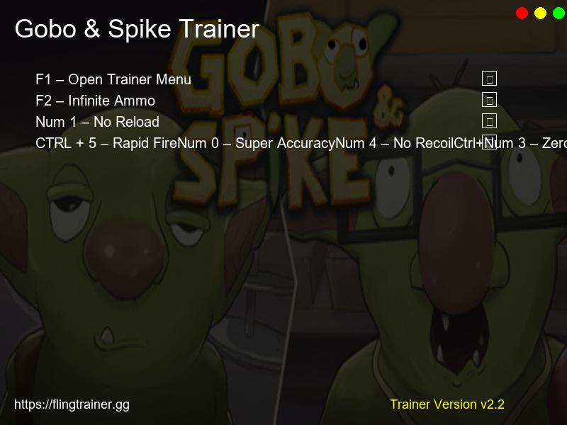 Gobo & Spike Trainer Fling