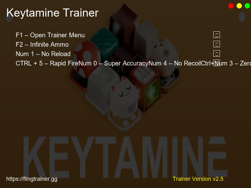 Keytamine Trainer Fling