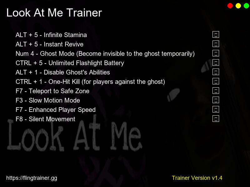 Look At Me Trainer Fling