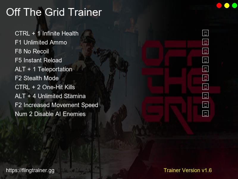 Off The Grid Trainer Fling