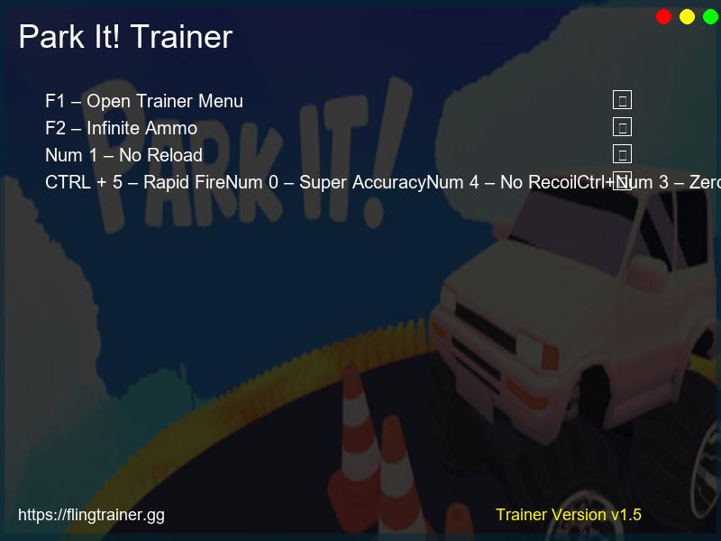 Park It! Trainer Fling