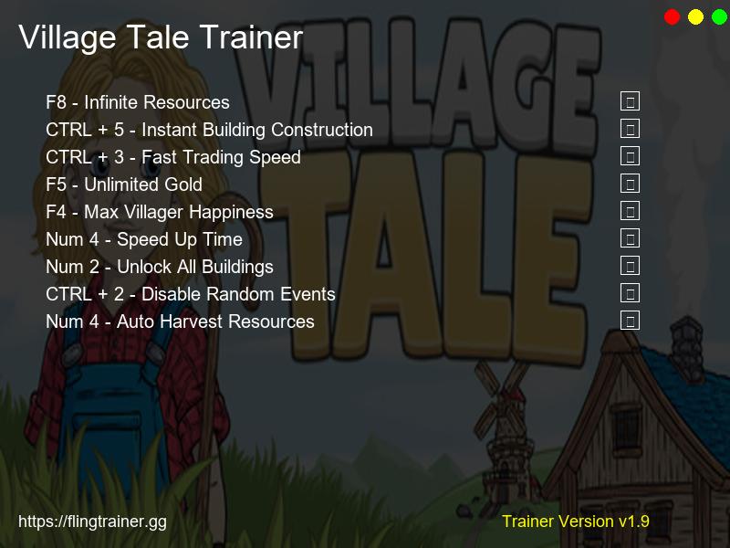 Village Tale Trainer Fling