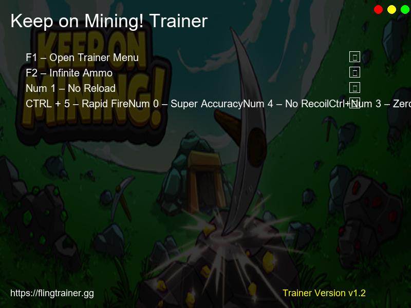 Keep on Mining! Trainer Fling