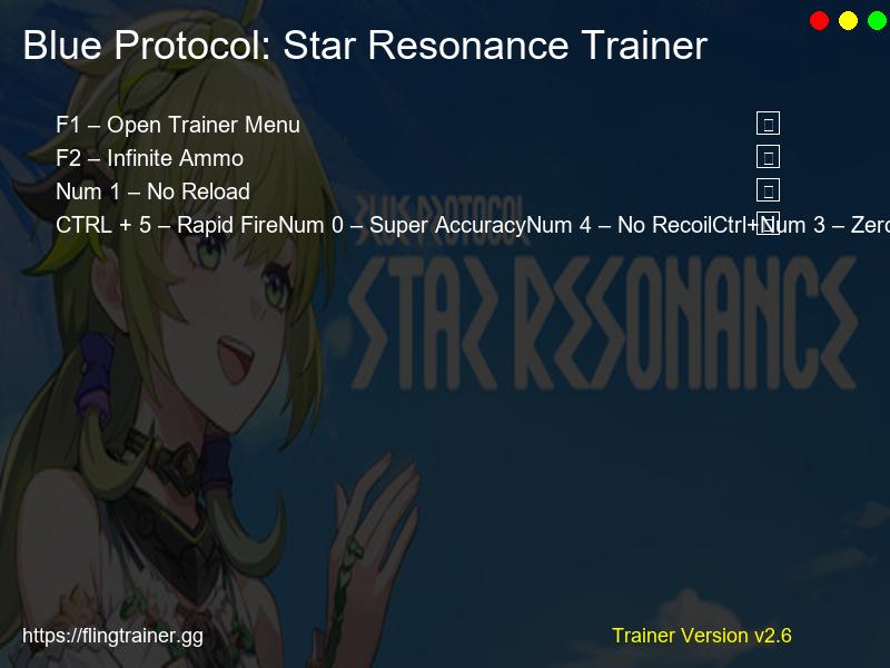 Blue Protocol: Star Resonance Trainer Fling