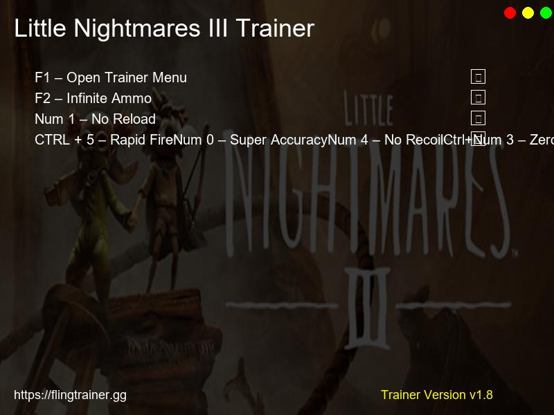 Little Nightmares III Trainer Fling