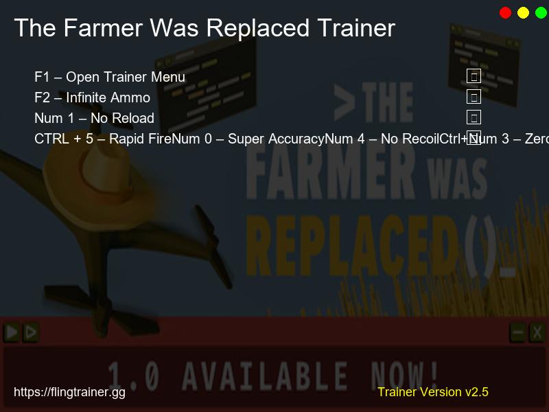 The Farmer Was Replaced Trainer Fling