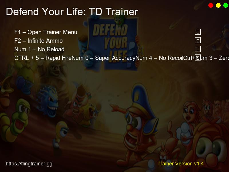 Defend Your Life: TD Trainer Fling