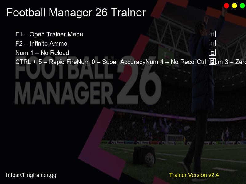 Football Manager 26 Trainer Fling