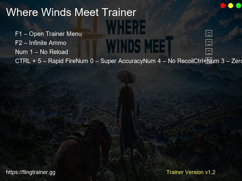Where Winds Meet Trainer Fling