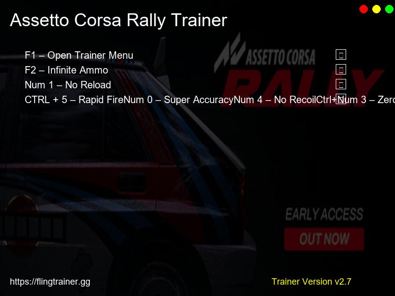 Assetto Corsa Rally Trainer Fling
