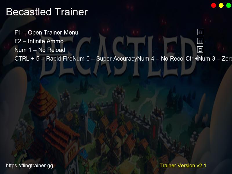 Becastled Trainer Fling