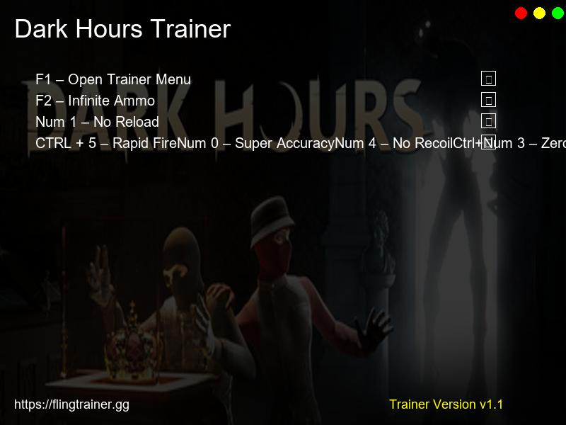 Dark Hours Trainer Fling