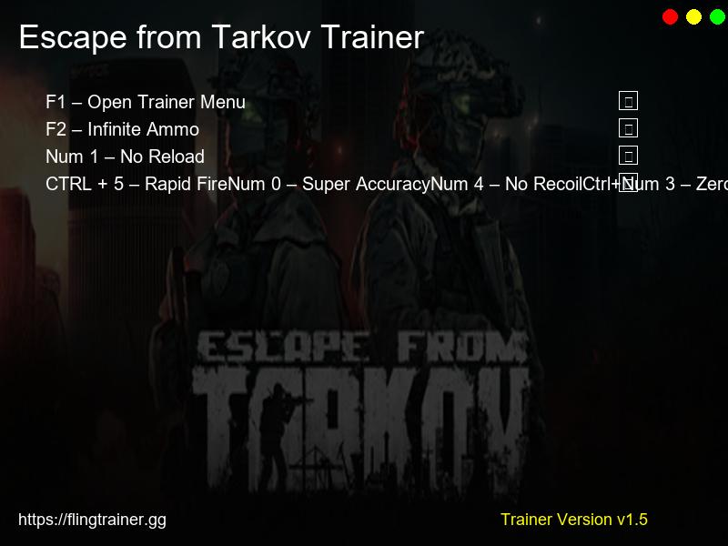 Escape from Tarkov Trainer Fling