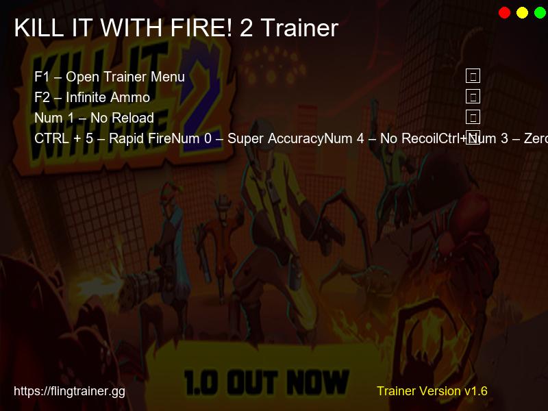 KILL IT WITH FIRE! 2 Trainer Fling