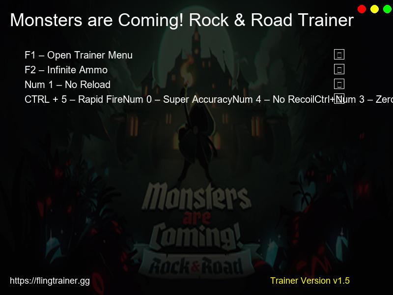 Monsters are Coming! Rock & Road Trainer Fling