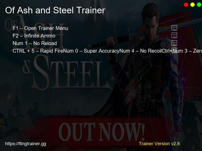 Of Ash and Steel Trainer Fling