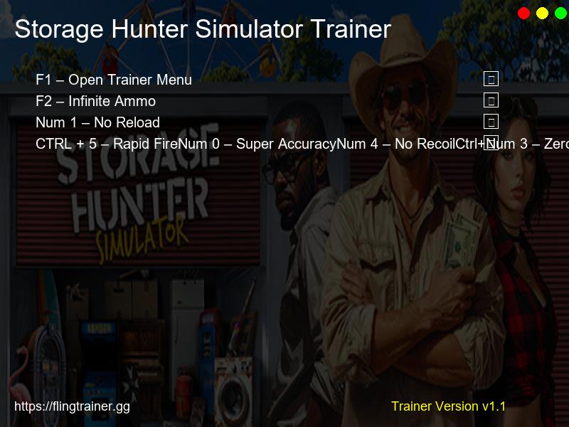 Storage Hunter Simulator Trainer Fling