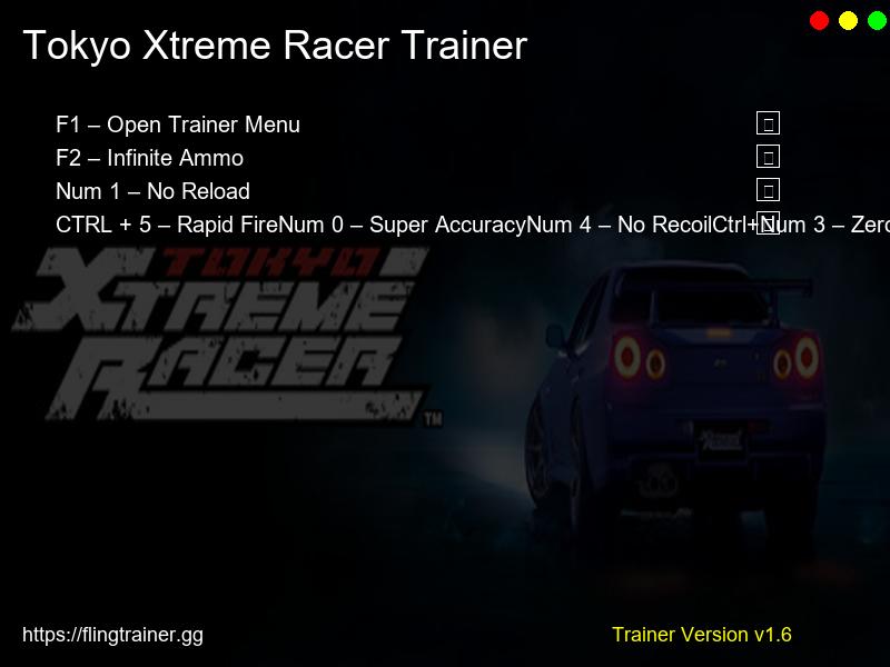 Tokyo Xtreme Racer Trainer Fling